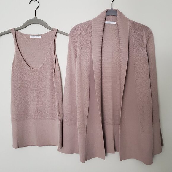 Roberto Collina Cardigan & Tank Top Set - Picture 1 of 16
